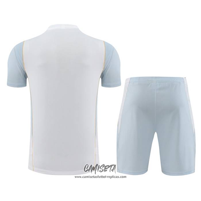 Chandal del Argelia 2023-2024 Manga Corta Blanco - Pantalon Corto